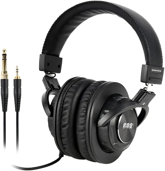 ROQ Audio Closed Back Headphones (BEQ5), Black