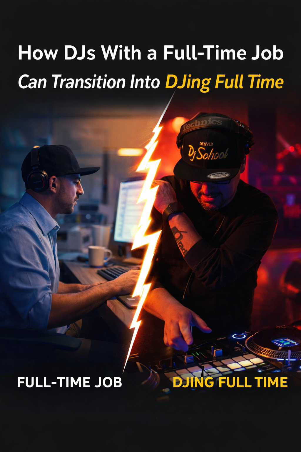 How DJs With a Full-Time Job Can Transition Into DJing Full Time
