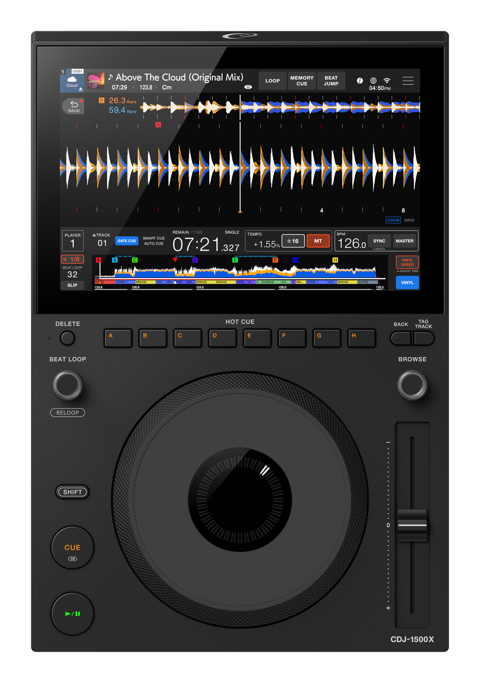 AlphaTheta CDJ-1500X Professional DJ Media Player