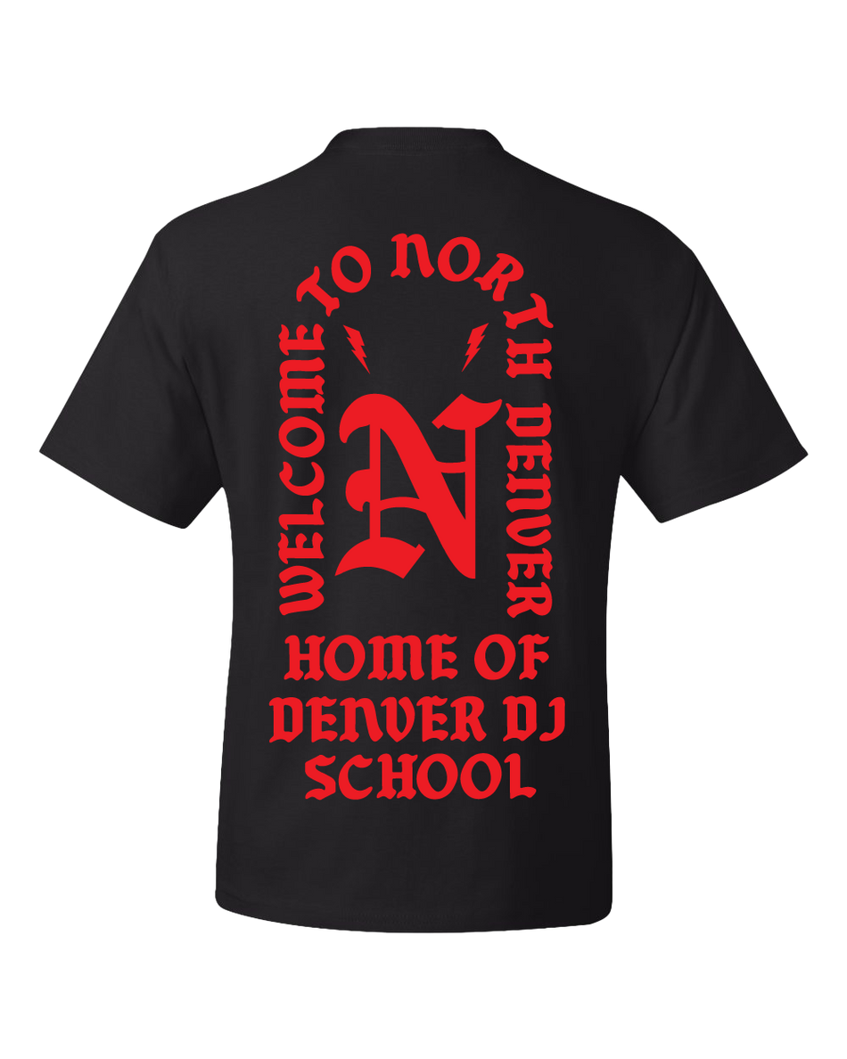 OG B-Boy North Denver Tee (Red & Black)