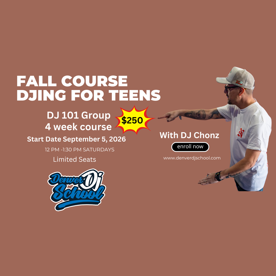 DJing For Teens Fall Group Course DJ 101