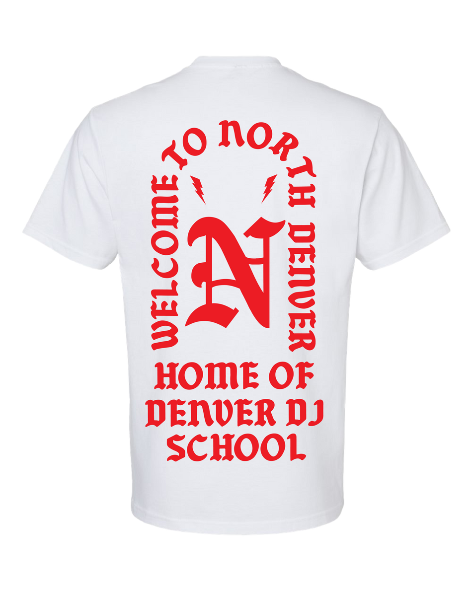 OG B-Boy North Denver Tee (White & Red)