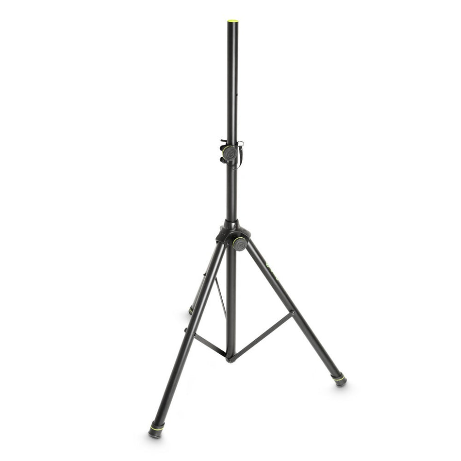 Gravity GSP5212B tripod speaker stands and the padded heavy duty carry bag.