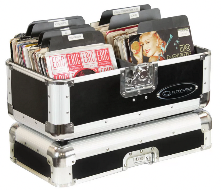 Odyssey KROM Series Black Record / Utility Case for 120 7″ Vinyl Records