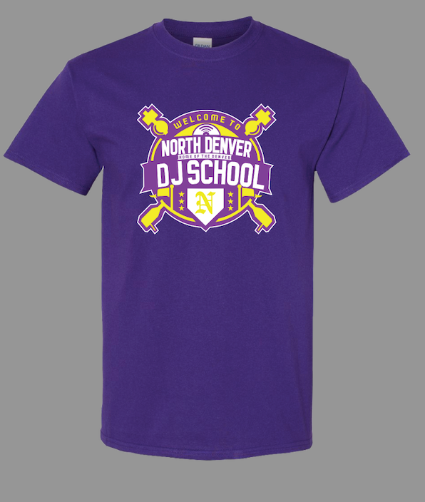 Turntable North Denver Tee (Purple)