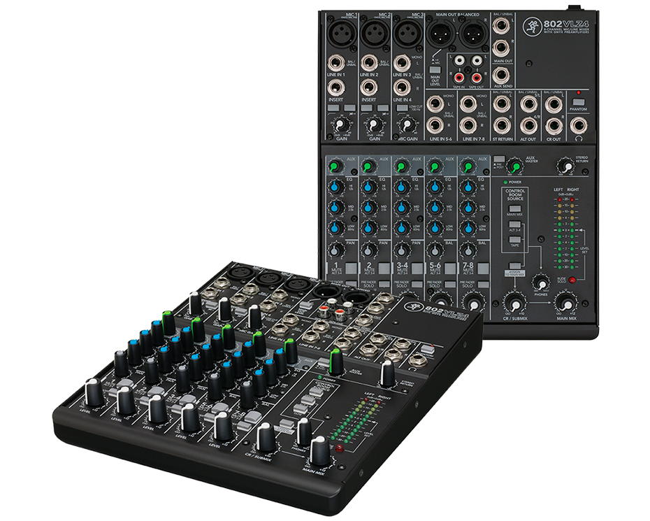 Mackie 802 VLZ4 Mixer Rental | Denver DJ School