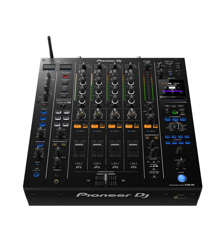 Pioneer DJM-A9 Mixer Top Panel – High-Quality Mixing Controls