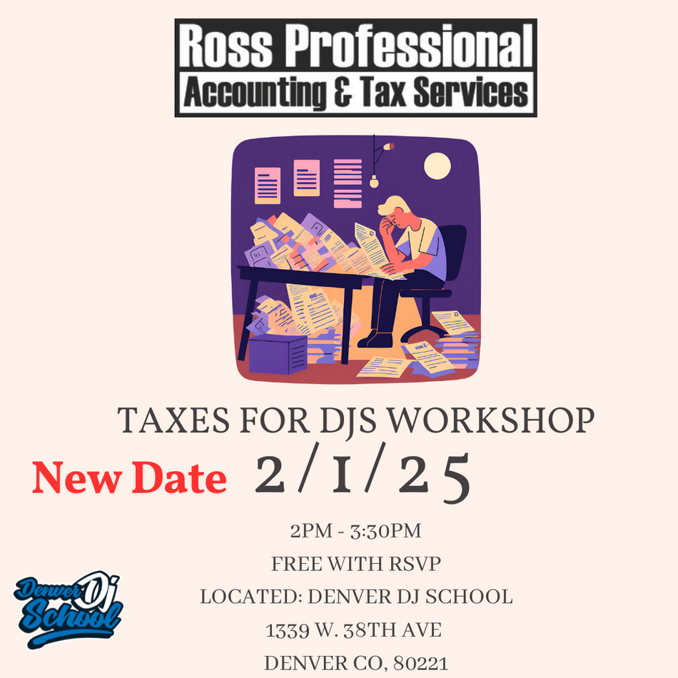 Taxes For DJs Workshop (Free RSVP)