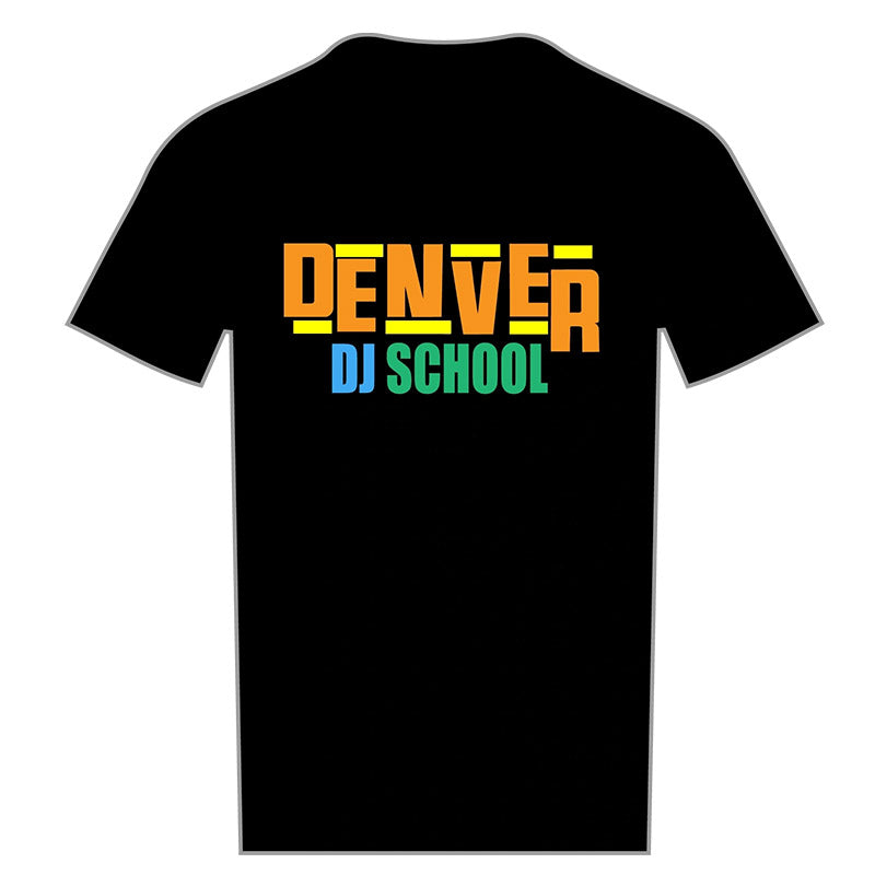 Denver DJ School - Throwback Tee - Know Your Music History and Look Cool Doing It!