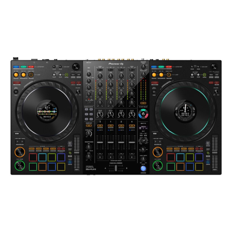Pioneer DJ DDJ-FLX10 - Elevate Your Performances with Unmatched Creative Possibilities - Get Ready to Experience Next-Level DJing!