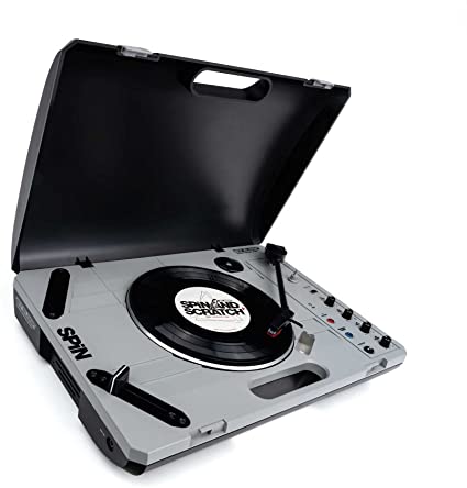 Reloop Spin Portable Turntable System for Outdoor Turntablism - Record and Stream Anywhere